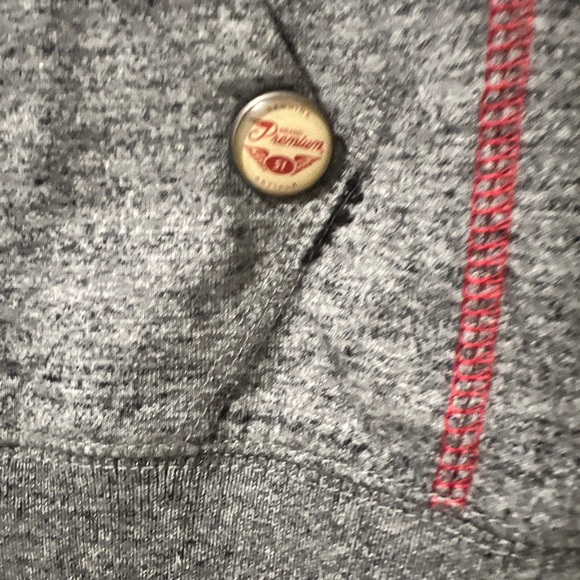 Premium 51 Red Thread Series Catalina Airport Size M Sweatshirt Hoodie Grey/red - Picture 6 of 7